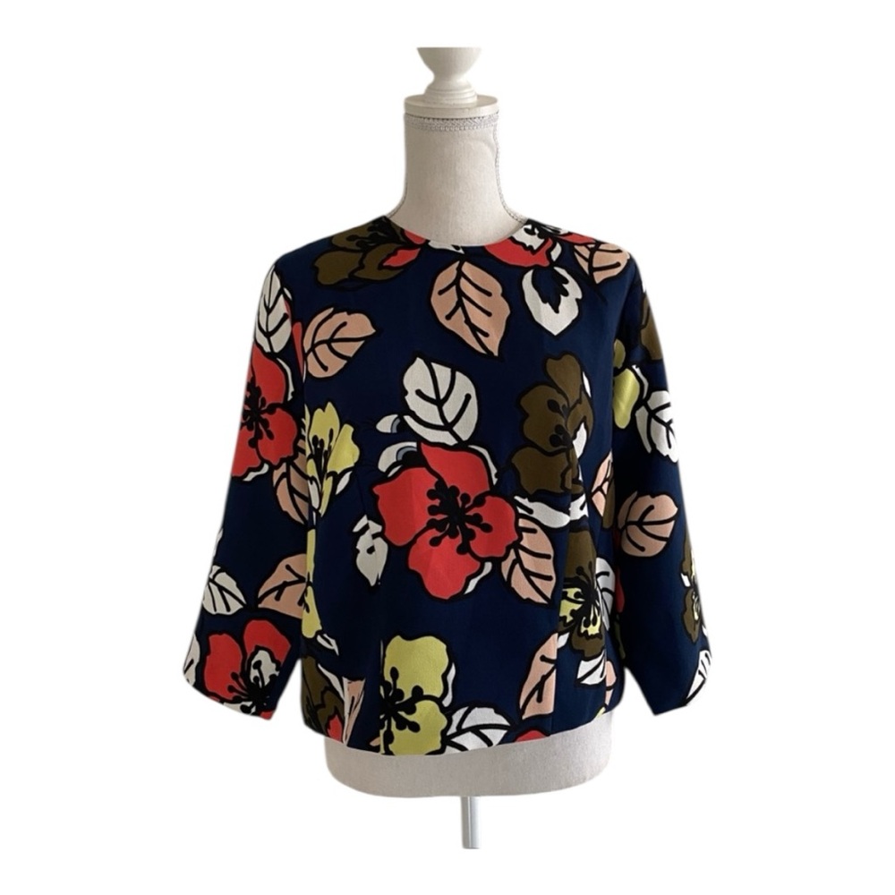 Anthropology Paul & Joe Sister Floral Print Top Size 3